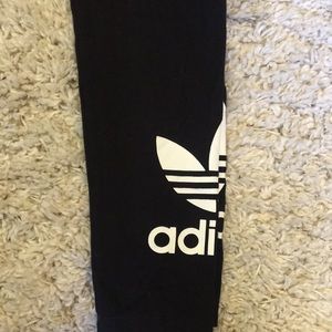 Black adidas leggings small